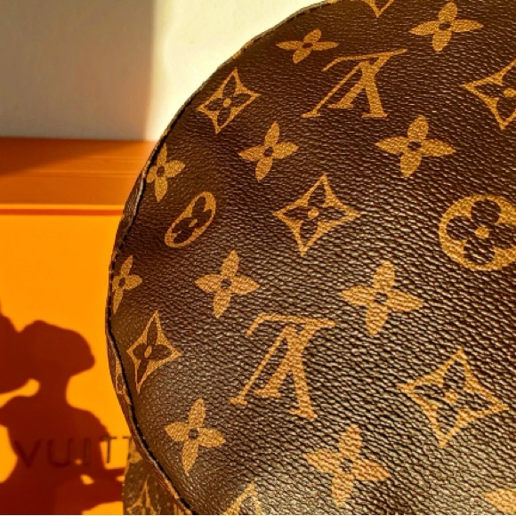 Louis Vuitton LV Monogram Bucket Hat Brown Calf Skin Leather Jacquard - Picture 8 of 12